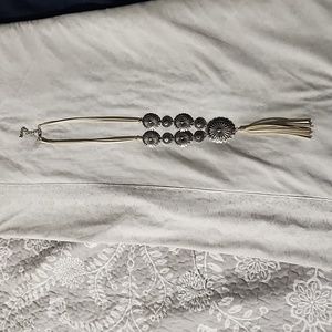 Concho Necklace w/ Fringe